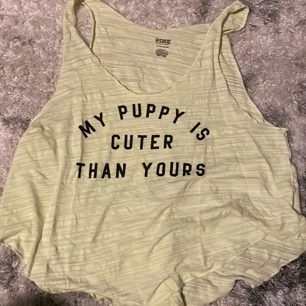 Yellow crop top